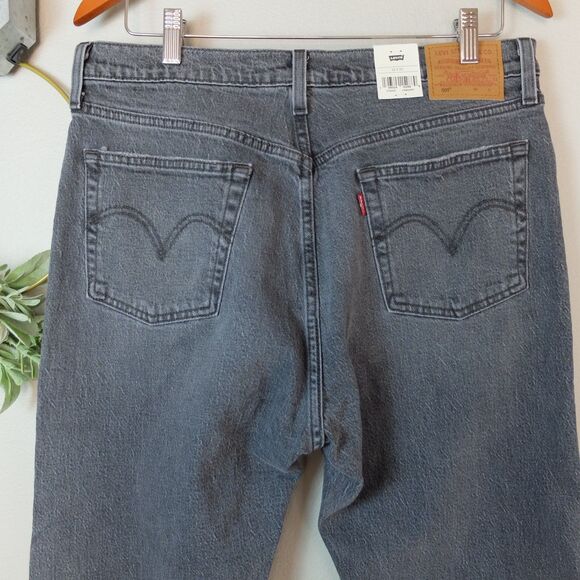 Levi's 501 Original Fit Women's High Rise Straight Leg Jeans 32W 30L - Picture 12 of 16